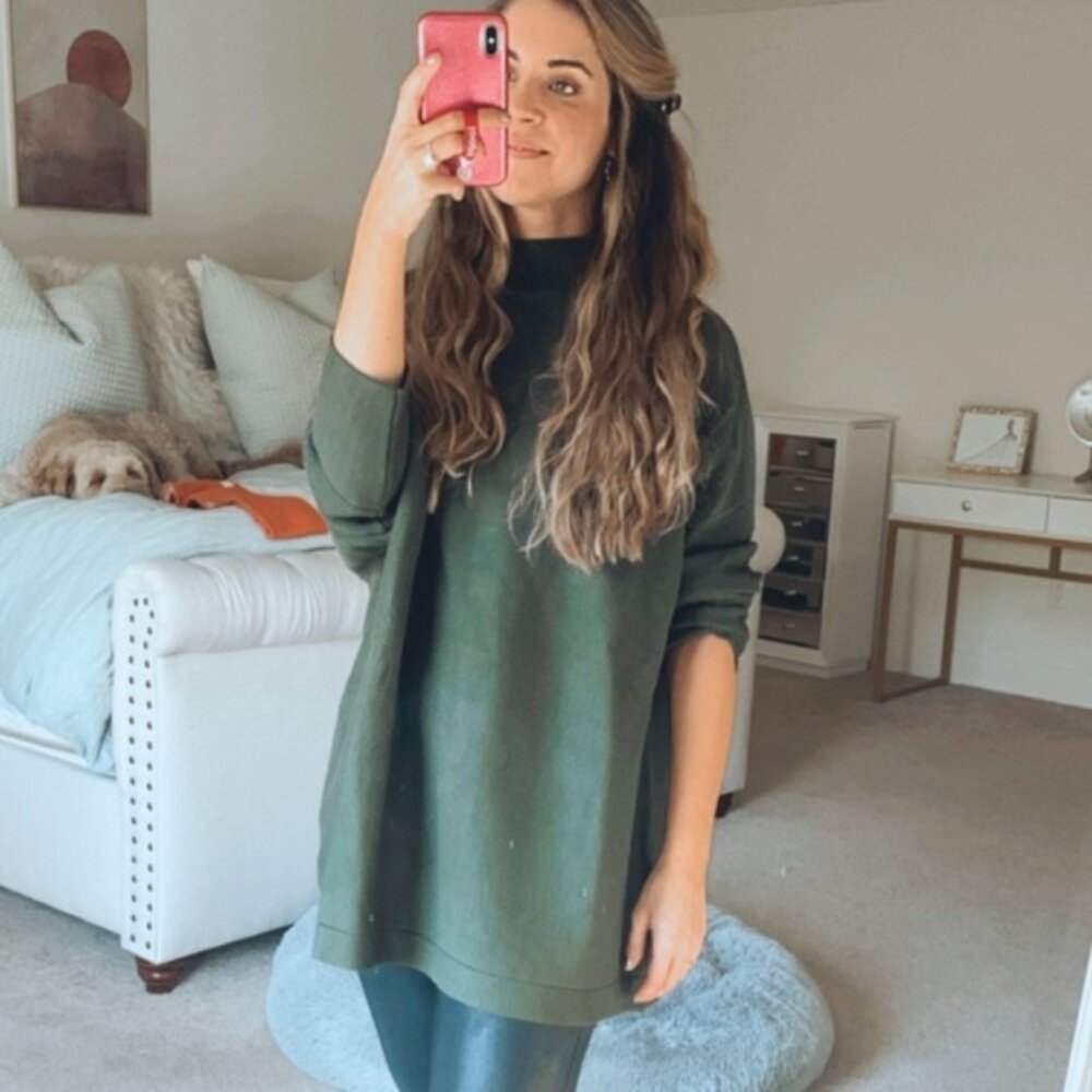 Amazon Green Sweater